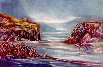 Landschaft mit Insekt, 1980